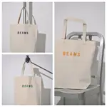 【恰恰日本代購】BEAMS LOGO 帆布包 托特包 通勤 ♡ 日本代購