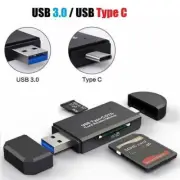 Adaptador USB 3.0/usb-c Lector De Tarjetas Memoria Micro Sd Tf Para Pc Celulares