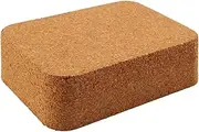 Cork Block Stamping Pounding Pad Cork Punching Board DIY Portable Hand Tool Durable Wooden Sturdy Leather Craft Tool Cork Pad, 10cmx7cmx3cm