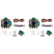 2X NEMA 17 Stepper Motor Driver, MKS SERVO42C PCBA Motor Driver Kit Ultra7891