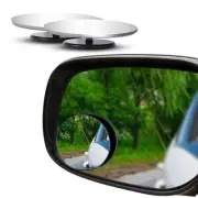 Blind Spot Mirror for Car (2 Pack) - 3X Larger View, Convex Rear View Circle