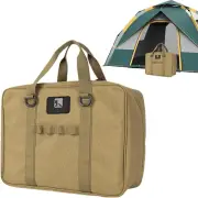 Camping Cookware Bag - Oxford Pouch Organizer For Cooking Utensils,Two-way Zi...