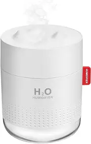 MOVTIP Portable Mini Humidifier, 500ml Small Cool Mist Humidifier, USB Personal Desktop Humidifier for Baby Bedroom Travel Office Home, Auto Shut-Off,