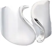 [Generic] Safe And Reliable S925 Silver Luxury Ring With Unique Wavy And Twisted Shape S925 Silver Is Not Allergic