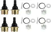 TDR 4pcs Upper Lower Ball Joint Replacement - High-Quality Metal, Model Specific Fit for Yamaha Rhino and Bruin - Ensures Durable and Stable Performance