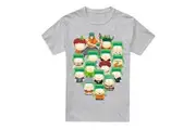 South Park Mens Many Faces Of Kyle T-Shirt (Sport Heather) - UTTV7257