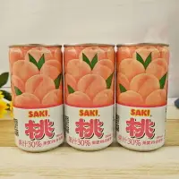 在飛比找樂天市場購物網優惠-【SAKI】水蜜桃汁 180mlx6罐【8801105910