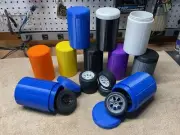 RC Tire Tubes 1/10 Scale Touring Car Euro Truck 3D Printed Multiple Colors Avail