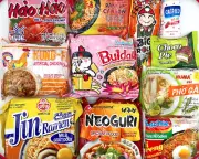 RAMEN Noodles w/ Calpico Drink & Snacks! (Mama, Indomie, Samyang, Nongshim..)