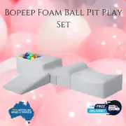 Ball Pit Indoor soft play set Foam Play Set Kids Climbing Grey