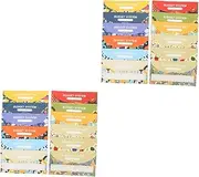 DIYEAH 2sets Cash Budget Kit Cash Envelopes for Budgeting System The Money Organizer for Organizer Reusable Seed Envelopes Stationery Money Tin Tin Paper Colorful 12sheets*2