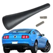 3.8 INCH Short Stubby Antenna Mast for 2010-2014 Ford Mustang Aluminum Black (for: Mazda)