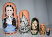 Wizard of Oz nesting doll handmade