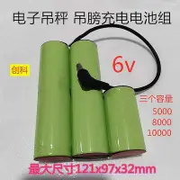 在飛比找Yahoo!奇摩拍賣優惠-【現貨】.原裝D5000MAH 6V電子吊秤吊磅秤電池 電子