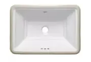 American Standard Esteem White Undermount Bathroom Sink w/Overflow Drain