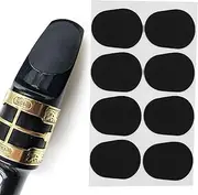 Baritone Saxophone Mouthpiece Cushion, Pack of 8 Baritone Saxophone Mouthpiece Cushions for Instrument Lovers Saxophone (0.8 mm)