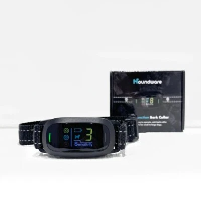 Houndware Anti Bark Collar Waterproof Rechargeable Vibration Beep Dog Barking