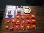 Vintage Burger King Magnets, Sharpener, Pins, Ashtray, Lunchboxes