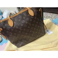 在飛比找蝦皮購物優惠-LV M40156 Neverfull 縮口肩揹購物包(中)