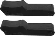 2-piece Engine Hood Latch Rubber Steel Keeper for Car Heavy Duty Over-center Draw Latch for Door Toolbox