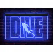Dive Scuba Diving Shop Sports Store illuminated Night Light Neon Sign