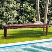 Livsip 150cm Outoodr Bench Outdoor Furniture Garden Patio Dining Bench Wooden Chair Seat Charcoale