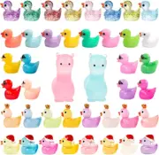 Mini Ducks 50 Pack Tiny Ducks Little Ducks Small Ducks Mini Resin Animals Figure