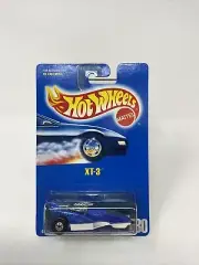 Hot Wheels Blue Card XT-3 #230 Blue BW Wheels New