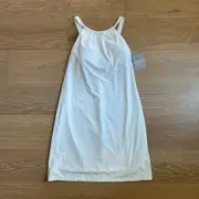 Athleta White Kokomo Swim Dress Small NWT
