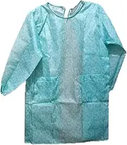 ARTIBETTER 1pc Waterproof Apron Painter Apron Gardening Apron for Women Home Apron with Sleeves Bib Apron Kitchen Apron Long Sleeve Full Sleeve Apron near Me Beauty Apron Polyester Apron Blue, Blue