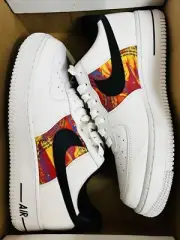 NIKE AIR FORCE 1 '07 LV8 Men – White/Black-multi-color-pistachio Frost Size 9