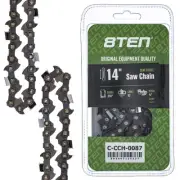 Semi Chisel Chainsaw Chain 14 Inch .050 3/8 52DL for Echo Husqvarna Ryobi RY3714