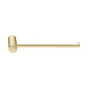 ACA 210mm Round Single Towel Rail Holder Hook Brushed Gold Stainless Steel