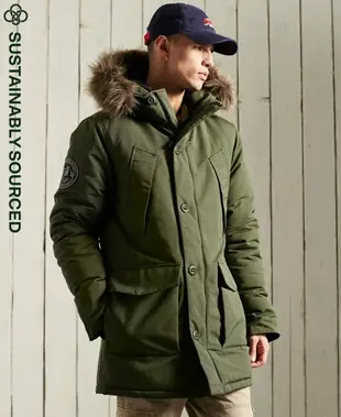 跩狗嚴選 極度乾燥 Superdry 聖母峰系列 派克 外套 長版 N3B Parka 風衣 外套 陸軍軍綠卡其 防寒 保暖 軍裝 毛邊可拆