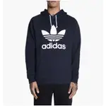 ADIDAS ORIGINAL TREFOIL HOODIE LOGO 帽T 深藍 BR4849