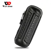 WEST BIKING Hard Shell Bike Repair Tool Storage Bag Capsule Box Glossy Black