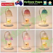 Aromatherapy Melting Wax Lamp With Timer Dimmable Night Light Candle Warmer Lamp