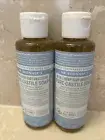 DR BRONNER'S Pure-Castile Liquid Soap Unscented - 4 fl oz ( 2 Pack )