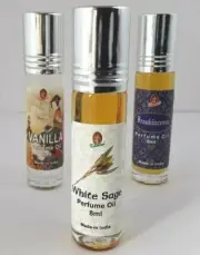 White Sage, Frankincense, Vanilla Perfume Fragrances Kamini Roll On Perfume