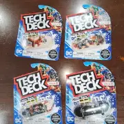 New Tech Deck 2024 DC Comics Series All 4 SUPERMAN FLASH BATMAN CYBORG New