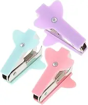 jojofuny Fashionable Macaron Design Stapler Remover Small Office Stapler for Home School