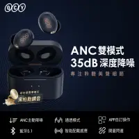 在飛比找momo購物網優惠-【QCY】HT01C ANC主動降噪真無線藍牙耳機