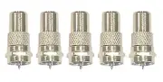 (5) Pack Atari Coleco 2600 5200 7800 TV RF Video Connector Adapter