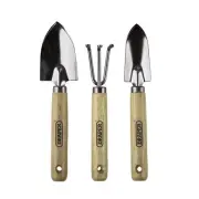 Draper Mini Garden Tool Set 3 Piece Trowel Transplanting Trowel Cultivator 10086
