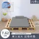 【House Door好適家居】大和防蟎抗菌表布 多功能記憶折疊床墊7.62cm厚-單大3.5尺 贈大和抗菌布套