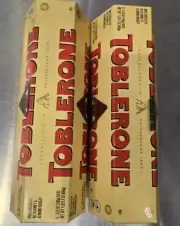 X2 Toblerone Swiss Milk Chocolate W/ Honey & Almond Nougat 6 3.52 Oz Bars