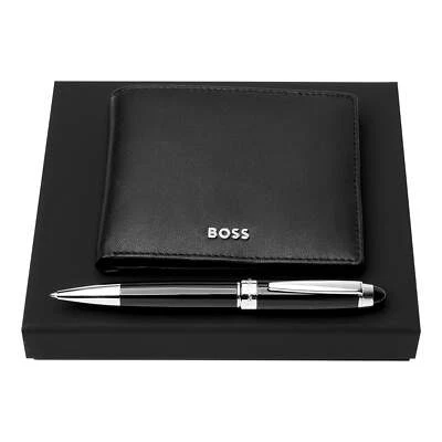 Hugo Boss Black Set (ballpoint pen & wallet)