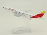 16cm Iberia AIRBUS A330 Passenger Airplane Metal Plane Diecast Aircraft Model