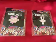2 PC SET RARE SEALED TAKASHI MURAKAMI KAI KAI KIKI 2016 COMPLEXCON SUPREME PINS