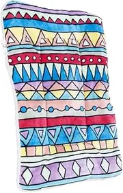 BESPORTBLE Pet Blanket Doggie Blanket for Small Dogs Wool Mattress Topper Fleece Blankets for Pets Cats Kennel Pad Dog Bed Blankets Puppy Bed Mat Small Dog Blanket Flannel Colorful